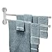 Zerodis Towel Rack, Stainless Steel Towel Rail hroom Storage Shelf with 2 Towel Bar Wall Mounted Towel Holder for hroom - Image 2
