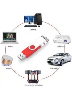 Generic High Speed 3.0u Plate 64G Metal Rotating Lettering U Disk 128GB Bidding Advertising Exhibition Gift 32G USB Disk-Color:Color Optional Single Message To Customer Service-Capacity:USB3.0 128GB  - Image 4