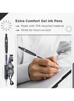 ZEBRA 12 Piece Sarasa Clip Gel Ink Pen Black 0.7 mm  - Image 3