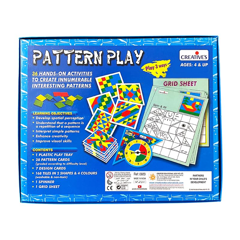 Creatives Creative Educational Aids P. Ltd. - CRE0923 Pattern Play Card Game (Multi-Color) - Image 3