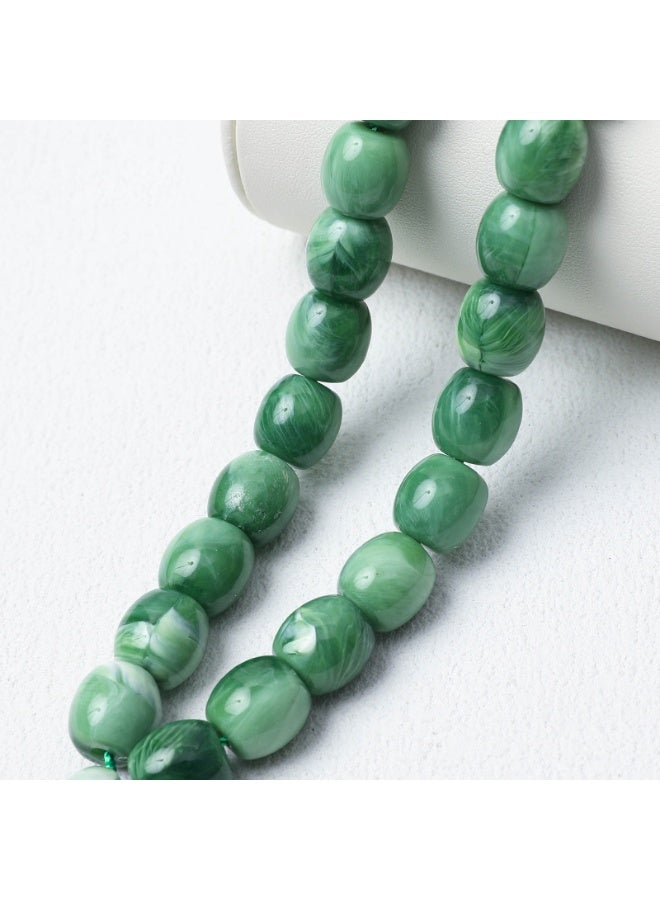 NIBEMINENT 33 Muslim Prayer Beads Green/13mm