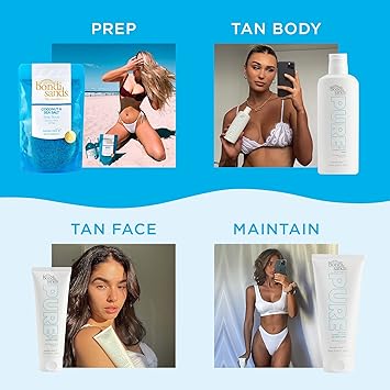 Bondi Sands PURE SelfTanning Sleep Mask Hydrating Formula Gives a Natural Glow Overnight Enriched with Cocoa Shea Butter Hyaluronic Acid Vitamins C E Vegan Cruelty Free 75 mL253 Oz - Image 5