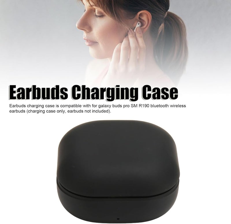 Goshyda Wireless Charging Case for Buds Pro R190 Wireless Earbuds, USB C Replacement Dock Station with Pairing Sync Button - Image 2