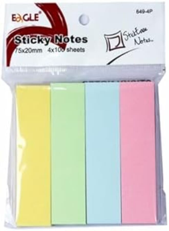 Eagle 649-4P Sticky Notes Set