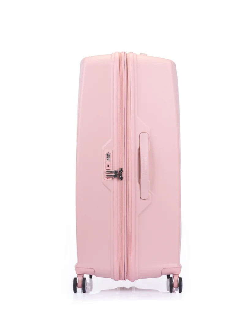AMERICAN TOURISTER Argyle Suitcase, Check-In Size 81 cm / 30 inch, 4 Spinner Wheels, Hard Top, Polypropylene, Antique Pink|DuoSaf™ Security Zipper|Expandable|TSA 008 - 3 Years International Warranty