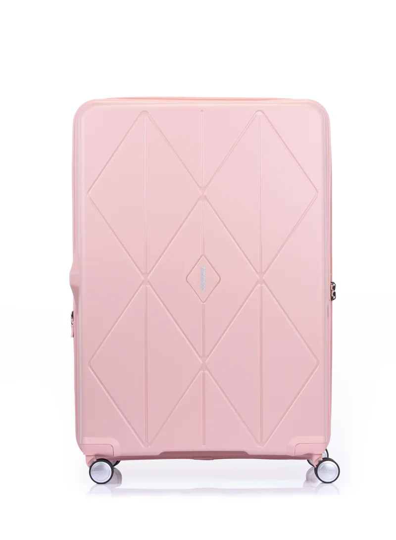 AMERICAN TOURISTER Argyle Suitcase, Check-In Size 81 cm / 30 inch, 4 Spinner Wheels, Hard Top, Polypropylene, Antique Pink|DuoSaf™ Security Zipper|Expandable|TSA 008 - 3 Years International Warranty