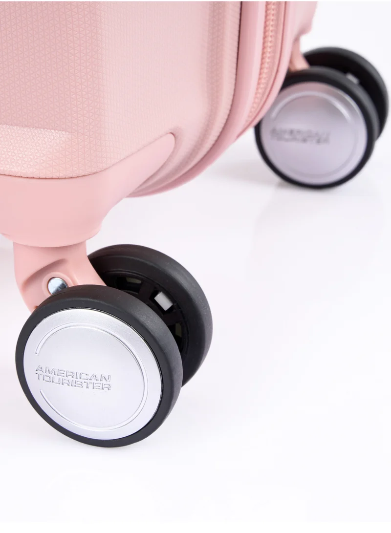 AMERICAN TOURISTER Argyle Suitcase, Check-In Size 81 cm / 30 inch, 4 Spinner Wheels, Hard Top, Polypropylene, Antique Pink|DuoSaf™ Security Zipper|Expandable|TSA 008 - 3 Years International Warranty