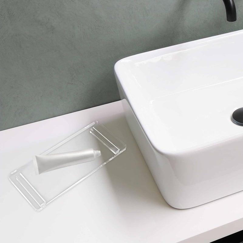 Acrylic Bathroom Counter Tray Organizer Small Vanity Perfume Tray for Bedroom Dresser Cosmetics Storage - Image 5