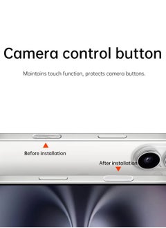 Wtech Apple iPhone 16/16 Plus/16 Pro/16 Pro Max Camera Control Capture Button, Sensitive Camera Control Capture Button,Universal Camera Control Button Protection - Silver  - Image 5