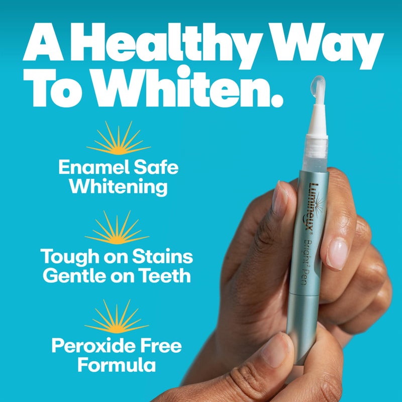 Lumineux 2-in-1 Whitening Pen (1 Pack) Enamel Safe and Clinically Proven to Whiten Without The Sensitivity - Removes Coffee, Tea, and Smoking Stains - Image 4