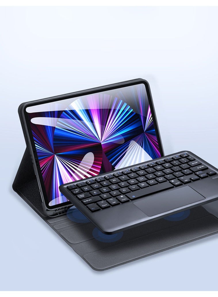 general Wireless Keyboard Case Compatible with iPad Pro 13-inch (M5, 2025/ M4, 2024) Bluetooth Touched Keyboard Cover with Pen Holder For iPad Pro 13 - Image 1