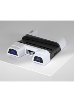 NIBEMINENT For PS5 radiator + handle charger + multi-function PS5 storage base  - Image 2