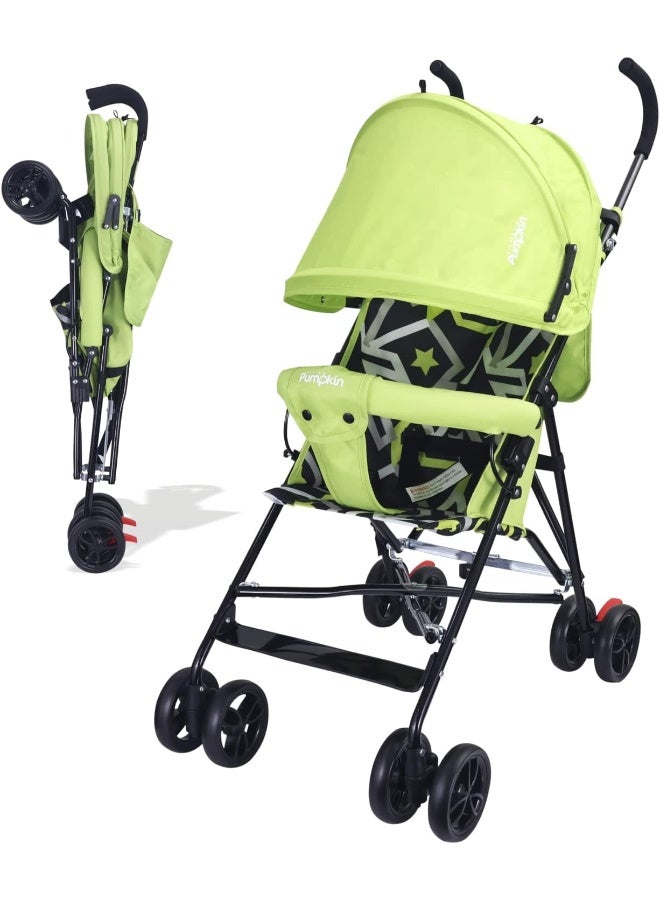 Little Pumpkin Lightweight Baby Stroller in Green - Image 2