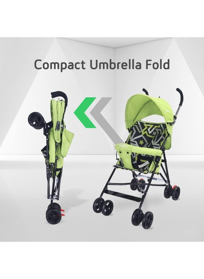 Little Pumpkin Lightweight Baby Stroller in Green - Image 5