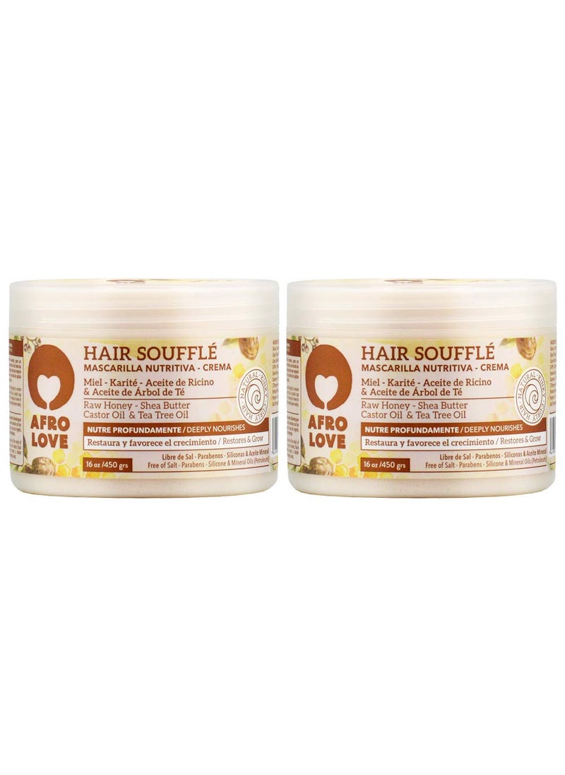 Afro Love - Afro Love Hair Souffle 16oz Pack of 2 - Image 1