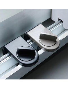 Oasisgalore 2PCS Adjustable Window Safety Locks Sliding Sash Stopper Cabinet Locks Straps Security Anti-Theft Lock for Kids(Silver)  - Image 3