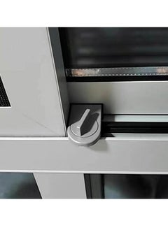 Oasisgalore 2PCS Adjustable Window Safety Locks Sliding Sash Stopper Cabinet Locks Straps Security Anti-Theft Lock for Kids(Silver)  - Image 4