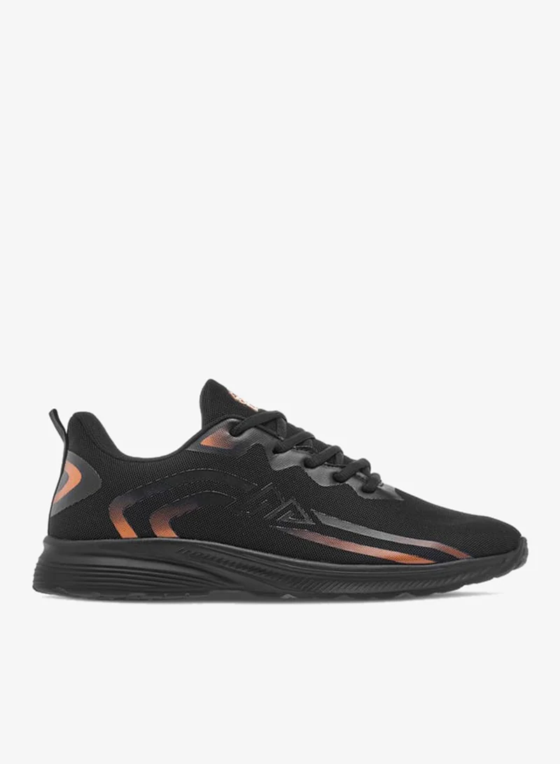 Men Logo Detail Sports Shoes with Lace-Up Closure