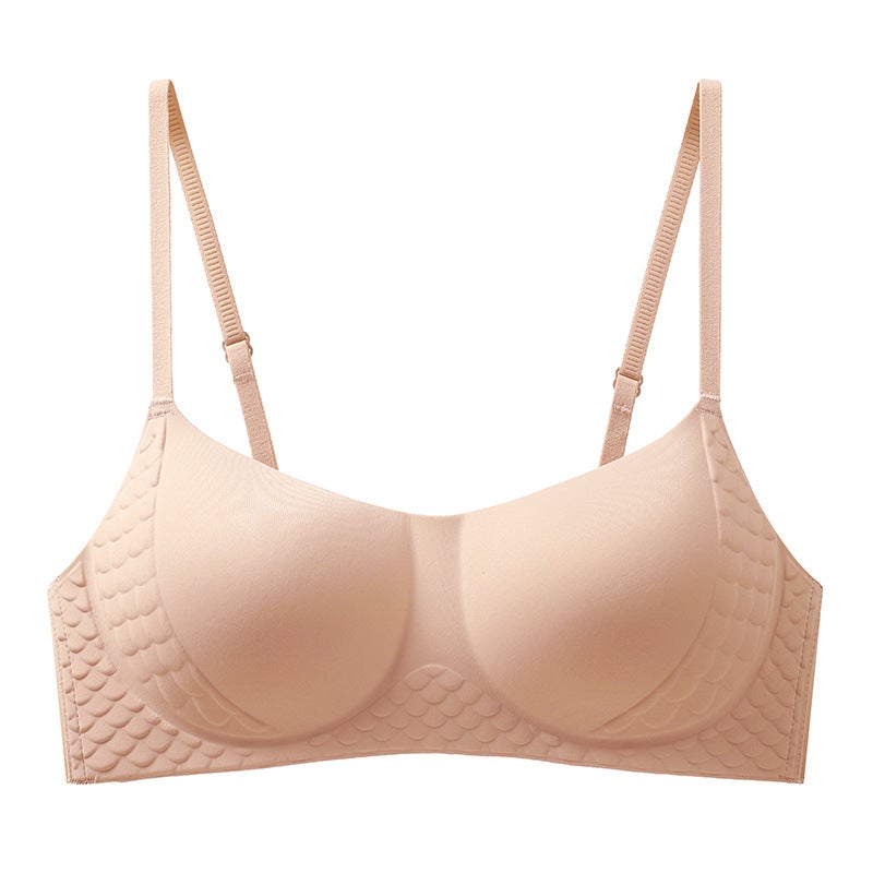 Seamless Bra Summer Thin Anti-Sagging Wireless 2451 champagne 