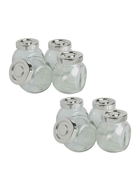 Ikea Pack Of Glass Jar Set Design Kitchen Storage Herbs Spices