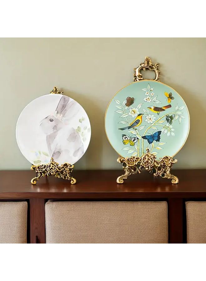 نموع ستاند عرض الإطار والطبق العتيق البوهيمي - Image 2