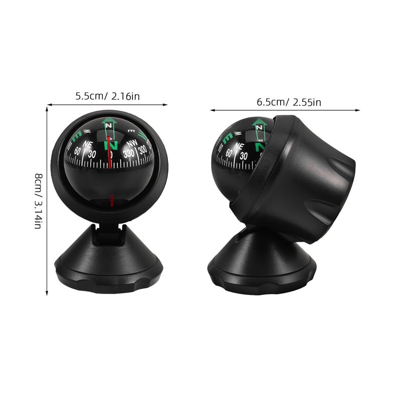 Universal Car Dashboard Compass for ATV Marine Hiking Outdoor Travel Camping Navigation - Image 3