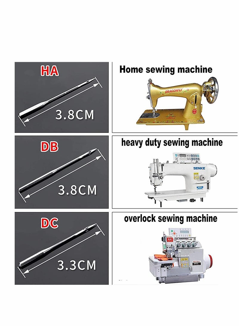 Excefore Sewing Machine Needles 10 Pcs Heavy Duty Universal Sewing Tools for Singer Brother Janome Industry Sewing Machine Size 90/14 - Image 4