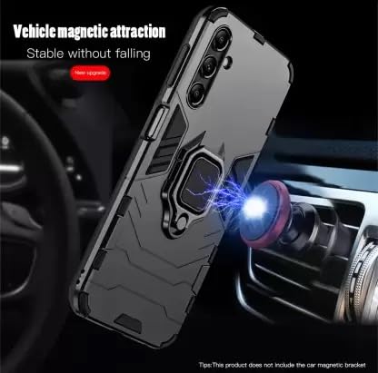 SPAZY CASE® Realme Narzo 70 Pro 5G Back Cover | Dual Layer Armor Defender Full Body Protective + PC Hybrid Kickstand Back Case for Realme Narzo 70 Pro 5G - Image 2
