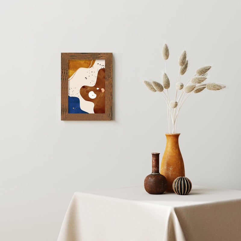 Picrit 7x10 Picture Frame  Photo Frame for Wall Mounting Display  Brown - Image 5