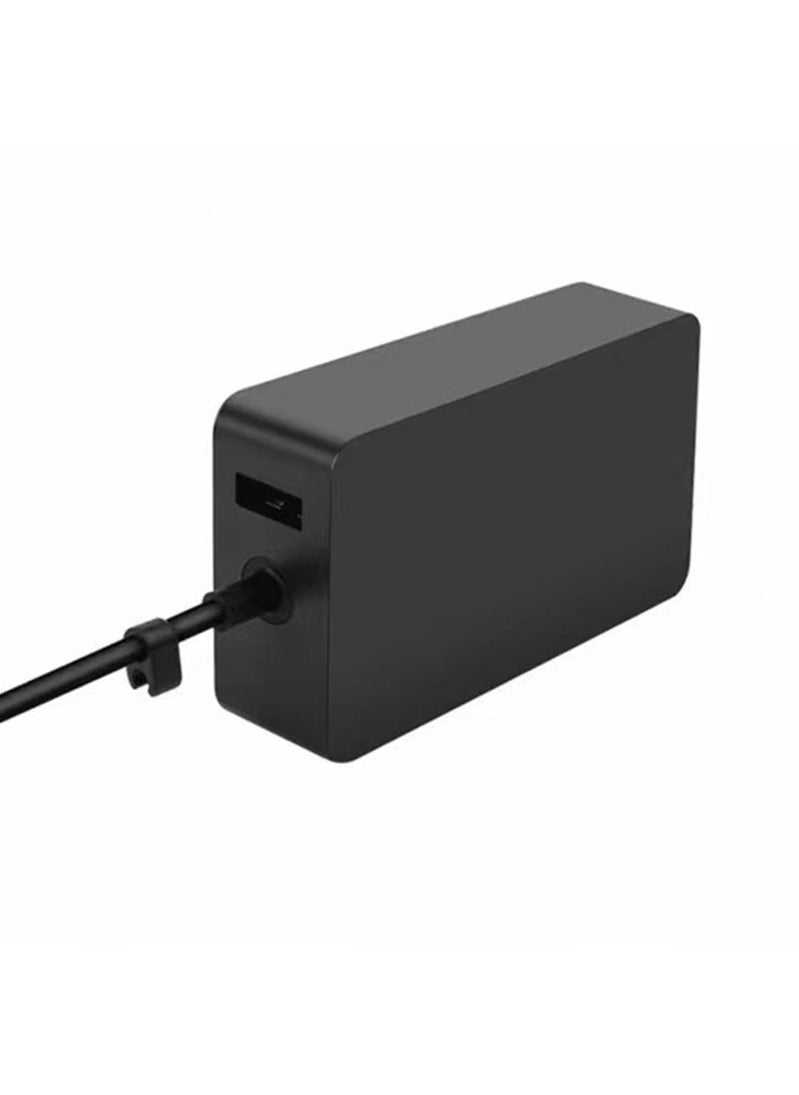 OULIYO - Surface Pro Charger 65w Microsoft Surface Pro Charger 15V 4A Surface Charger Compatible with Microsoft Surface Pro 8/7/6/5/4/3 Surface Book 2/1 Surface Go 3/2/1 Tablet Laptop Charger - Image 1