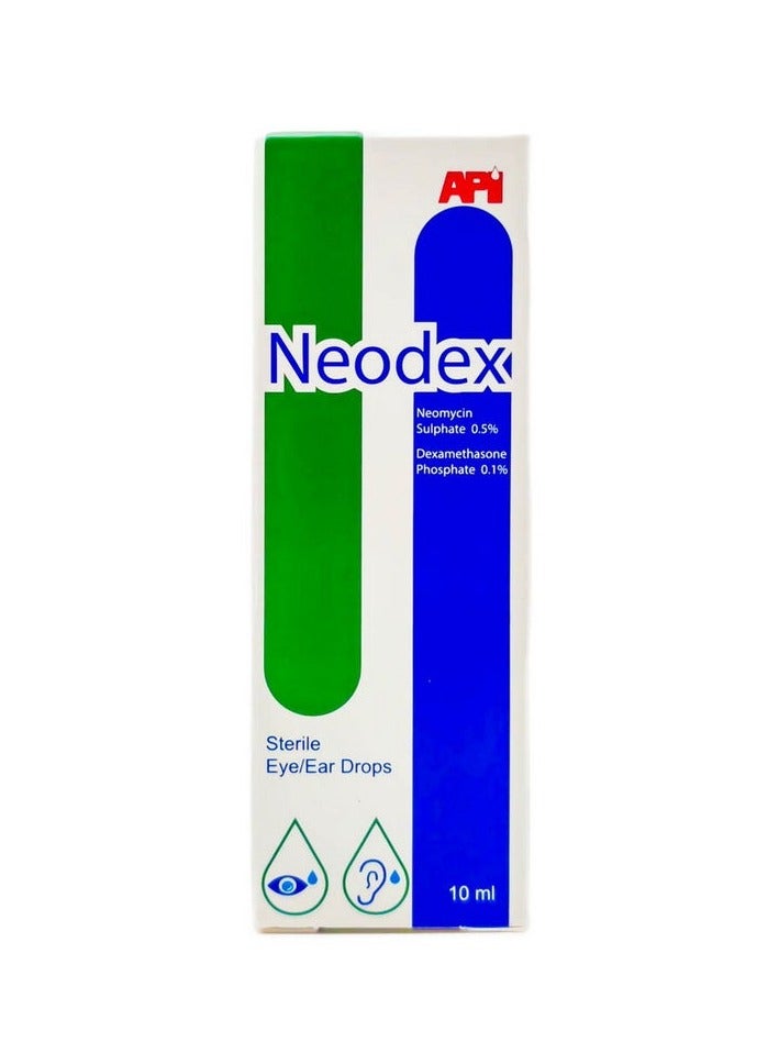 API NEODEX Eye Drops 5 ml – Neomycin & Dexamethasone Steroid‑Antibiotic for Bacterial Eye Infections & Inflammation