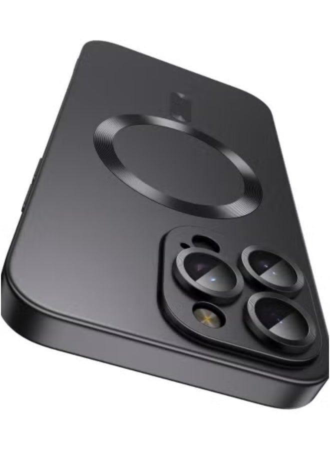 JAJEEK Magnetic iPhone 16 Pro Max Case with MagSafe – Never Yellowing, Grade Drop Protection, Full Camera Lens Protector, Soft Clear Phone Case for Women and Girls (6.9 inch) Black - Ultra-Strong, Durable, Slim Design for Maximum Style & Protection - Image 1