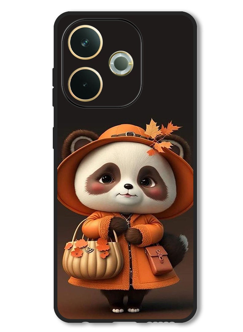 Theodor Case Compatible with Oppo A5 Pro Protection Shockproof Bumper Cover Panda Lady - Image 1