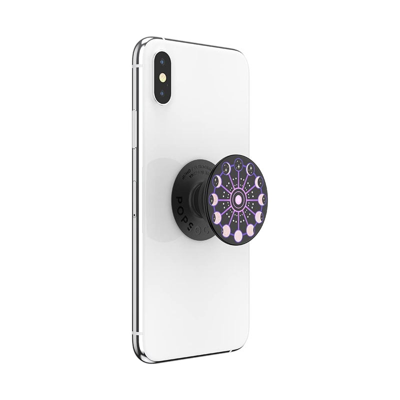 PopSockets Adhesive Phone Grip, Holder, Phone Stand, Celestial - Lunar Cycle (Gloss) - Image 2