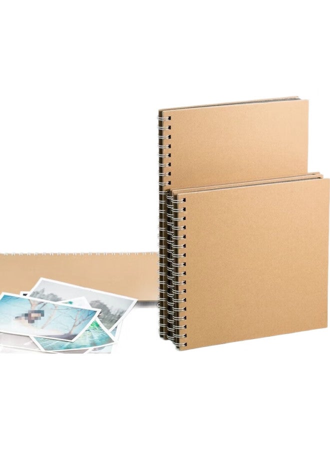 Makino Makino Self-Adhesive Album Diy Handmade Commemorative Album Record Album Baby Growth Children Couple Paste Kraft Paper Small Size - Image 3