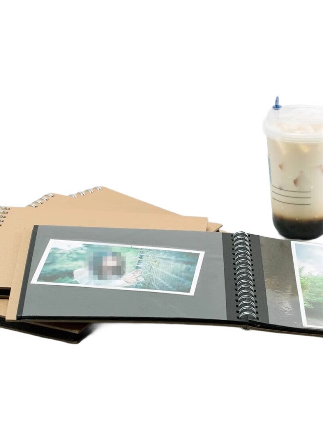 Makino Makino Self-Adhesive Album Diy Handmade Commemorative Album Record Album Baby Growth Children Couple Paste Kraft Paper Small Size - Image 2