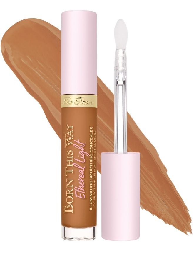 Too FacedCosmetics - Too Faced Born This Way Ethereal Light Illuminating Smoothing Concealer Honey Graham - Tan With Neutral Undertones 5ml - Image 1