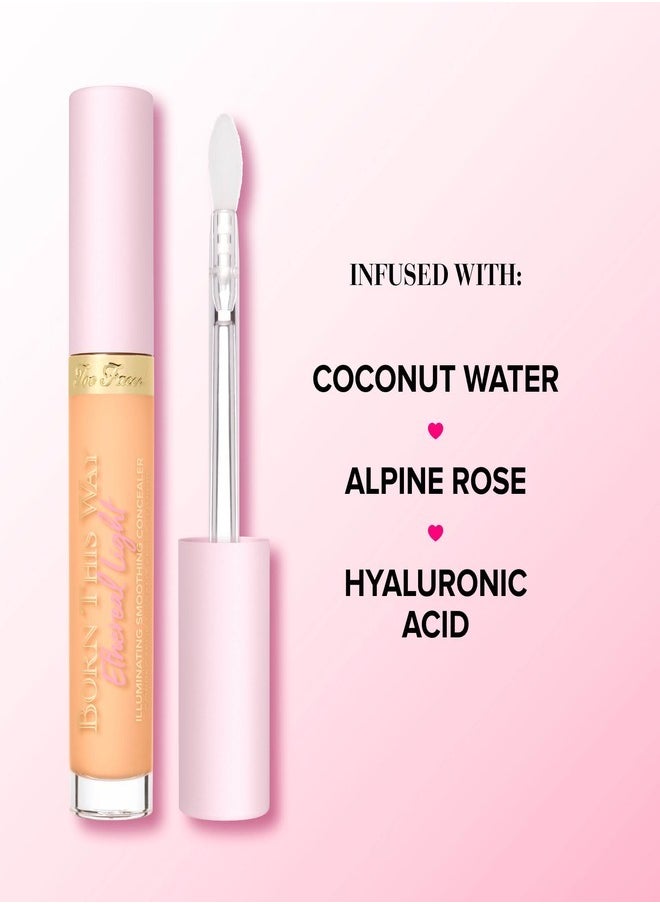 Too FacedCosmetics - Too Faced Born This Way Ethereal Light Illuminating Smoothing Concealer Honey Graham - Tan With Neutral Undertones 5ml - Image 1
