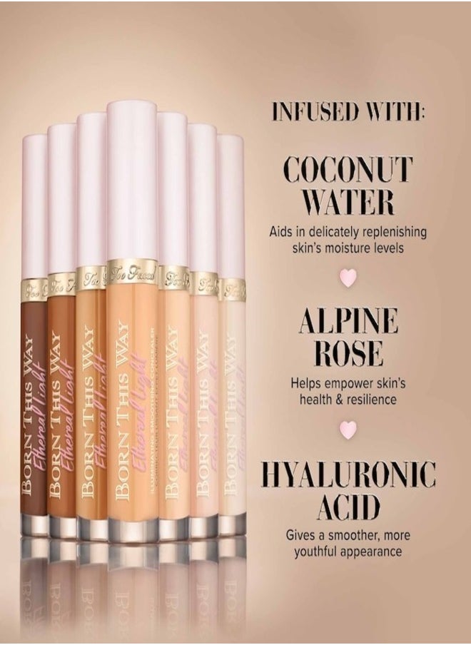 Too FacedCosmetics - Too Faced Born This Way Ethereal Light Illuminating Smoothing Concealer Honey Graham - Tan With Neutral Undertones 5ml - Image 1