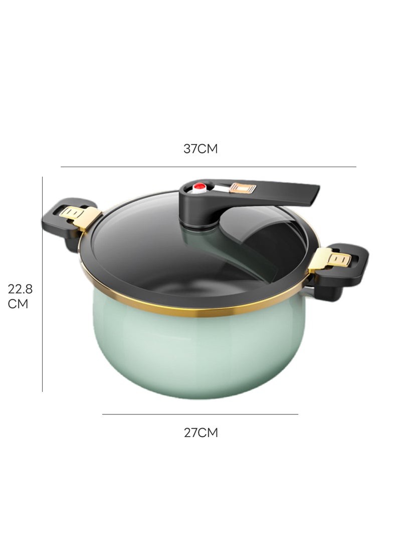 Sharpdo 7L Multifunctional Enamel Micro Pressure Cooker Soup Pot and Stew Pot  - Image 2
