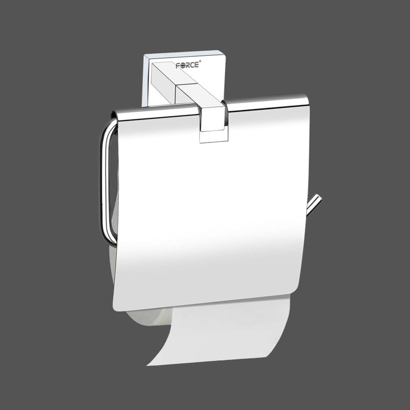 Force Toilet Paper Roll Holder Square for Bathroom Stainless Steel 304 Toilet Paper Holder in Bathroom Toilet Tissue Roll Holder for Bathroom Toilet roll Stand Bathroom Accessories  - Image 1