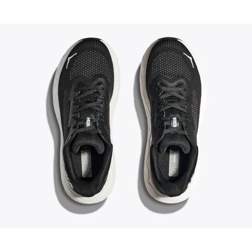 Hoka Women's Arahi 7 Sneaker, Black/White, 5.5 Wide - Image 2