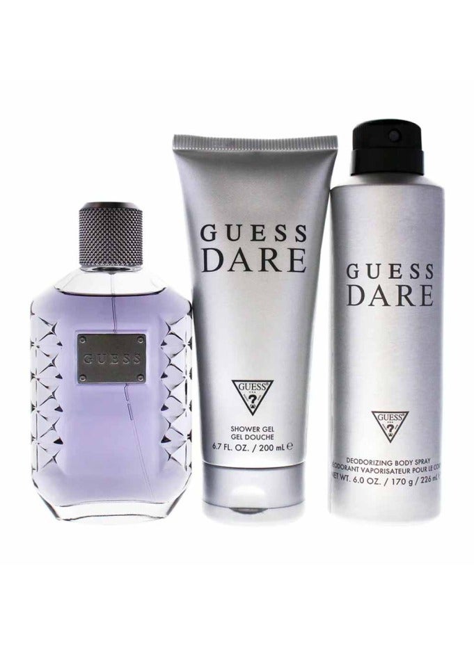 جس مجموعة جيس دير للرجال، أو دو تواليت 100 مل + إس جي 200 مل + بخاخ للجسم 226 مل (2023) - Image 2