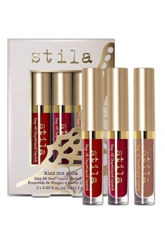 STILA COSMETICS Ki** Me Stila Stay All Day Liquid Lipstick Set 