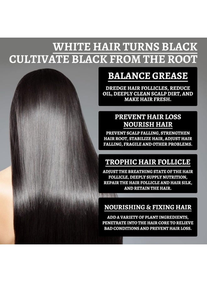 SOUTH MOON Natural Darkening Hair Serum - Restore Natural Color, Repair Gray/White Hair, Scalp Care, Anti-Hair Loss, 30ML - Image 4