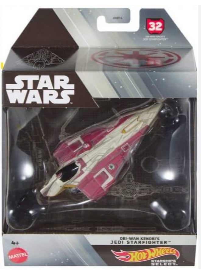 STAR WARS STAR WARS Starships Select OBI-Wan Kenobi's Jedi Starfighter #32, 1:50 Scale Premium Die-Cast Vehicle 