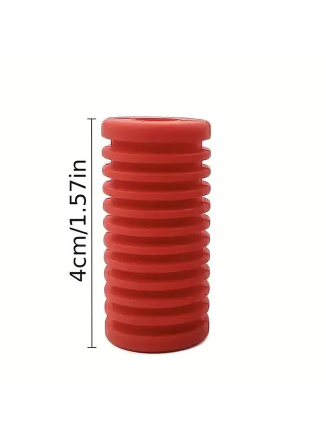One Universal Motorcycle Gear Shift Rubber Pad Red Easy Installation Cover - Image 4