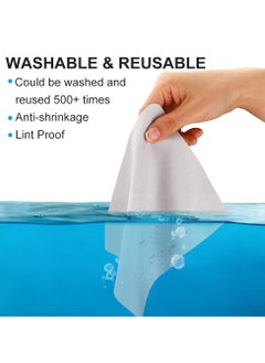 SYOSI SYOSI Eyeglasses Cleaning Cloth, Lens Clean Cloth Suede Clean Cloth for Eyeglasses, Lenses, Phones, Screens, Camera (50 PCS, Grey)  - Image 3
