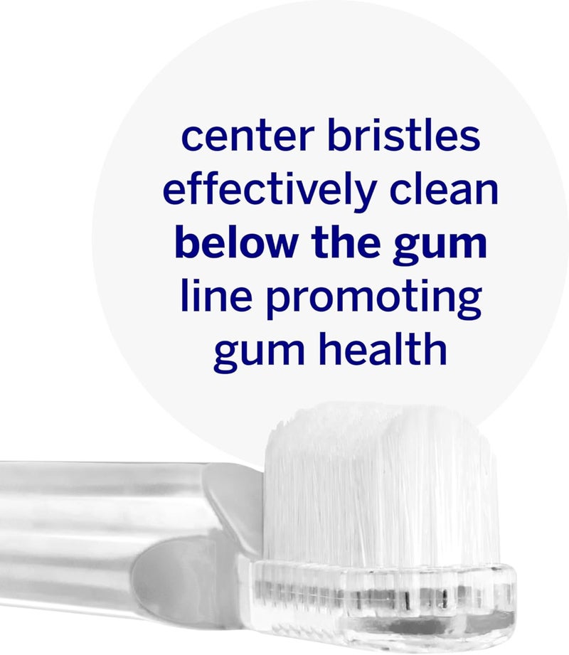 Supersmile New Generation Toothbrush wPatented 45 Soft Nylon Bristles  Whitening Tooth Brush wErgonomic Handle Guarantees ADA Recommended Brushing Angle for Adults  Children Clear1 Count - Image 4