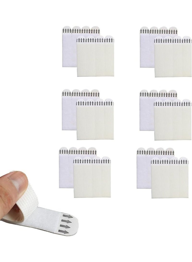 jaexest 24 Pairs Large Picture Hanging Strips – Heavy Duty Removable Hook and Loop Tape – Damage-Free Picture Hanger – Wall Art Hanging Strips for Frames, Posters – Strong Adhesive, Clean Removal - Image 1